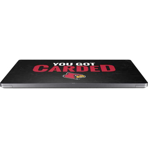 University of Louisville You Got Carded Laptop Skins